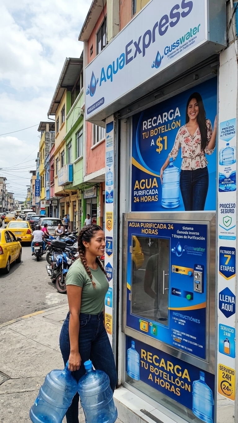 VENDING AUTOMÁTICO 24 HORAS ÓSMOSIS INVERSA