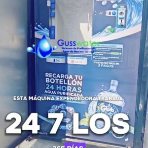Vending Automático 24 horas ósmosis inversa Acero inoxidable