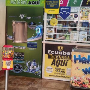 VENDING AUTOMÁTICO 24 HORAS ÓSMOSIS INVERSA DESDE 100 BOTELLONES DÍA