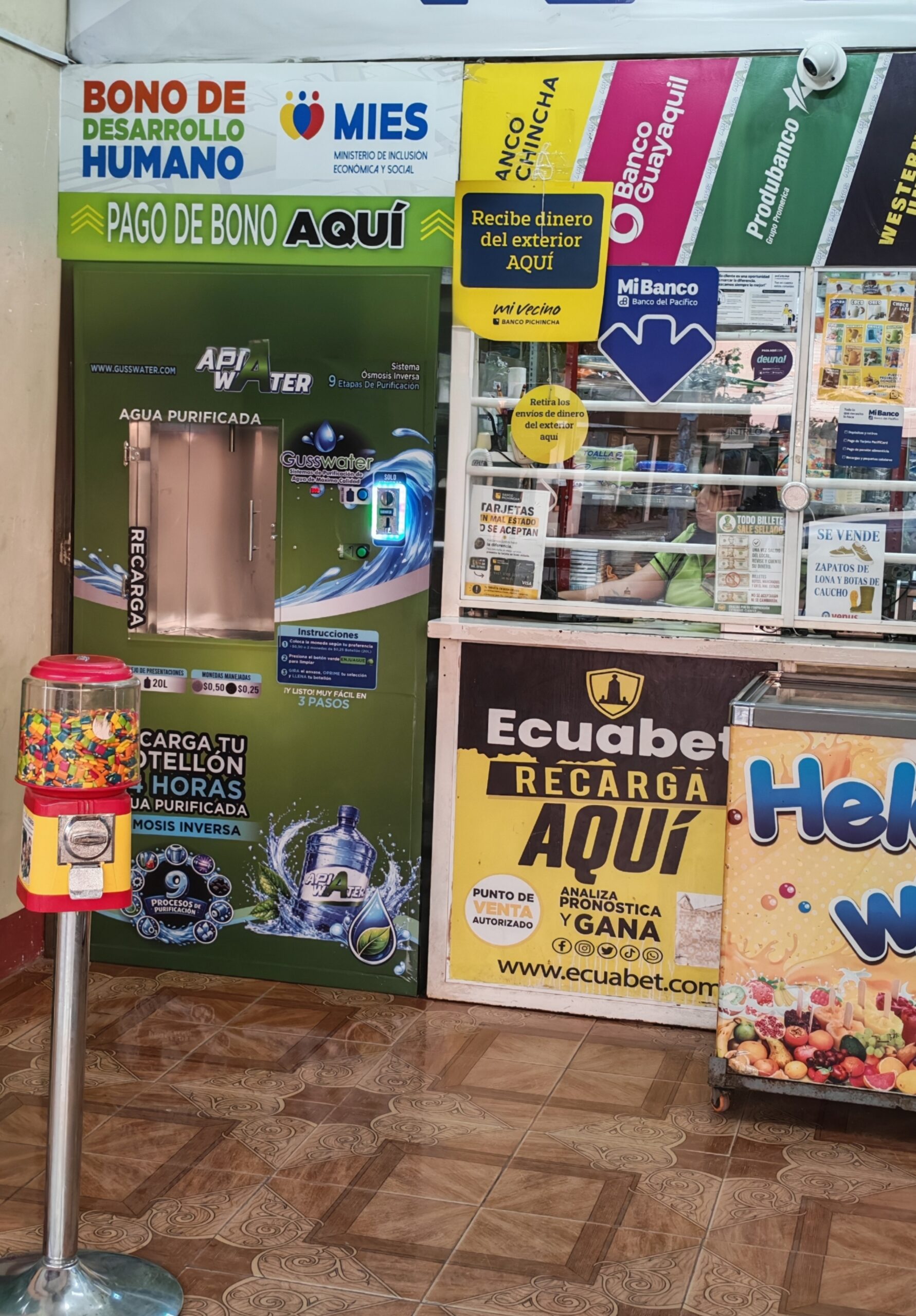 VENDING AUTOMÁTICO 24 HORAS ÓSMOSIS INVERSA DESDE 100 BOTELLONES DÍA