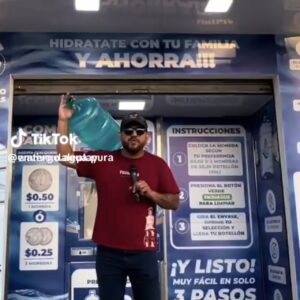 VENTANA DESPACHADORA AUTOMÁTICA 24 HORAS ÓSMOSIS INVERSA 300 BOTELLONES DÍA