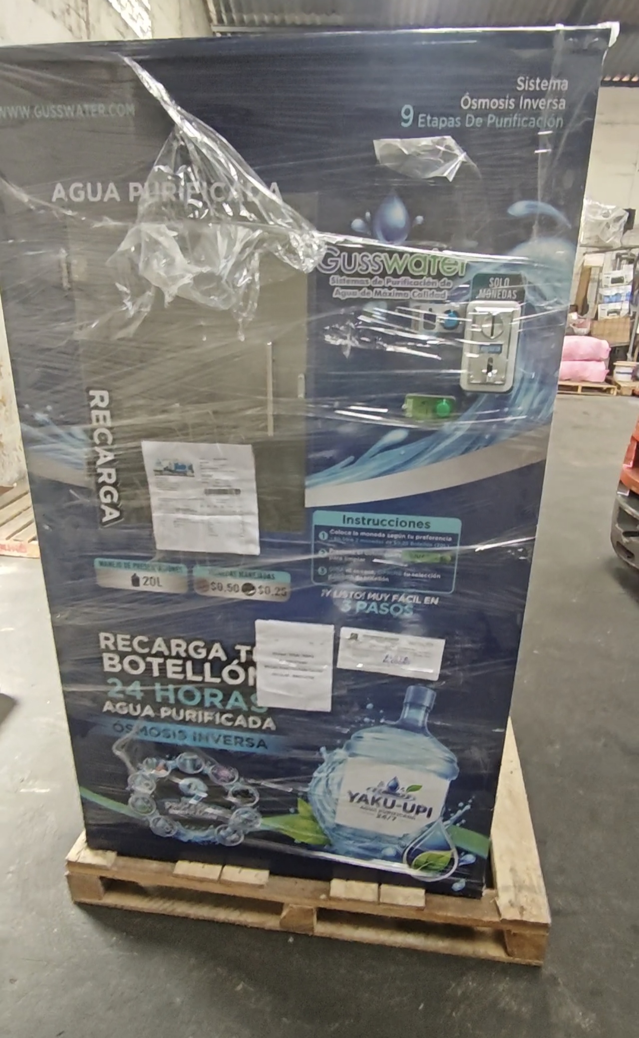VENDING AUTOMÁTICO 24 HORAS ÓSMOSIS INVERSA DESDE 100 BOTELLONES DÍA - Imagen 2